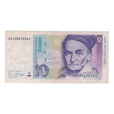 Banknote, GERMANY - FEDERAL REPUBLIC, 10 Deutsche Mark, 1989, 1989-01-02