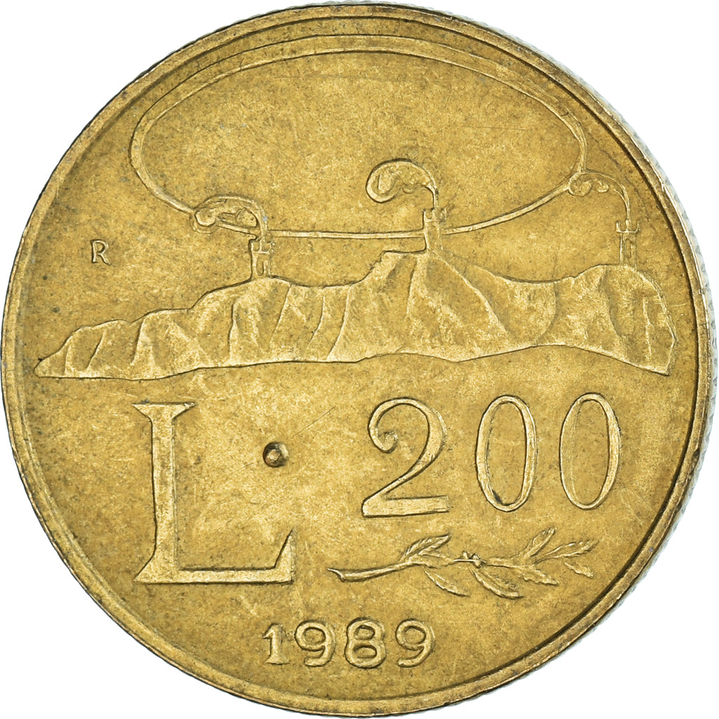 Coin, San Marino, 200 Lire, 1989