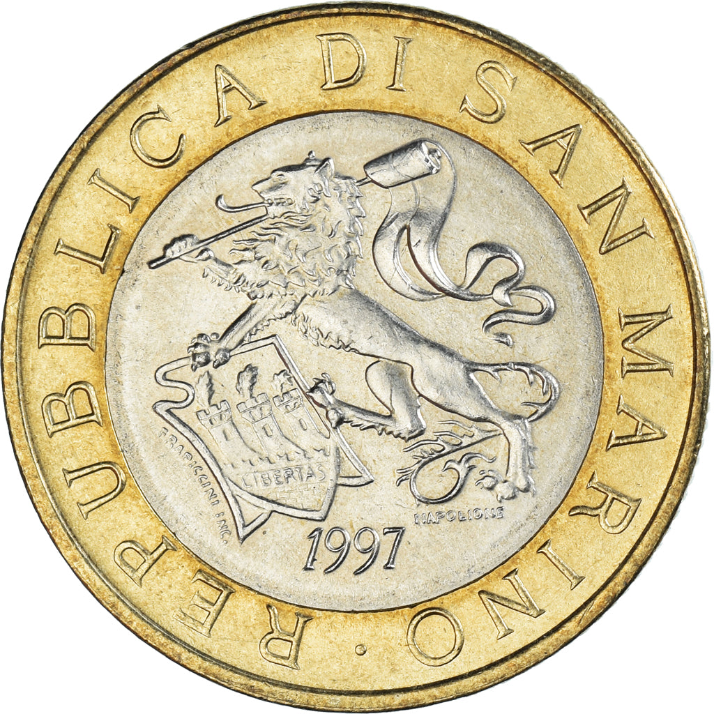 Münze, San Marino, 1000 Lire, 1997