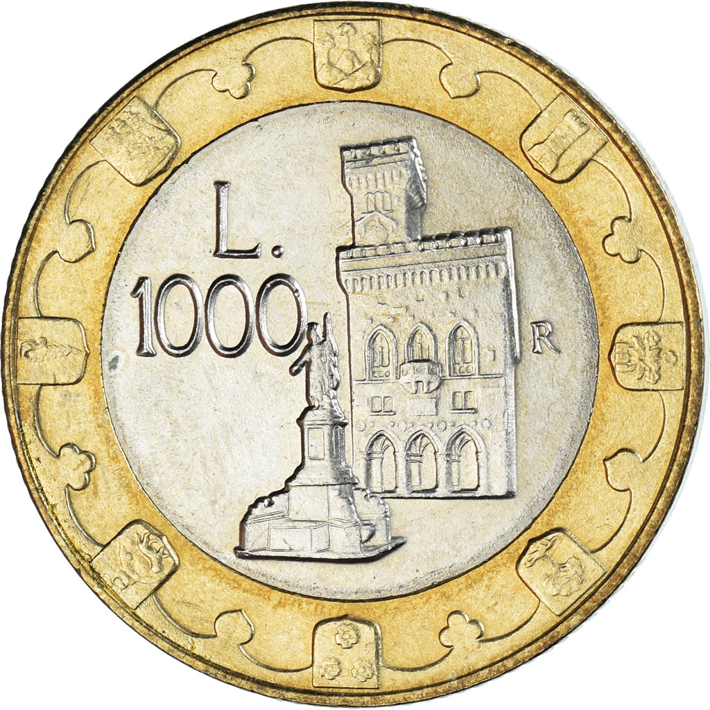 Münze, San Marino, 1000 Lire, 1997