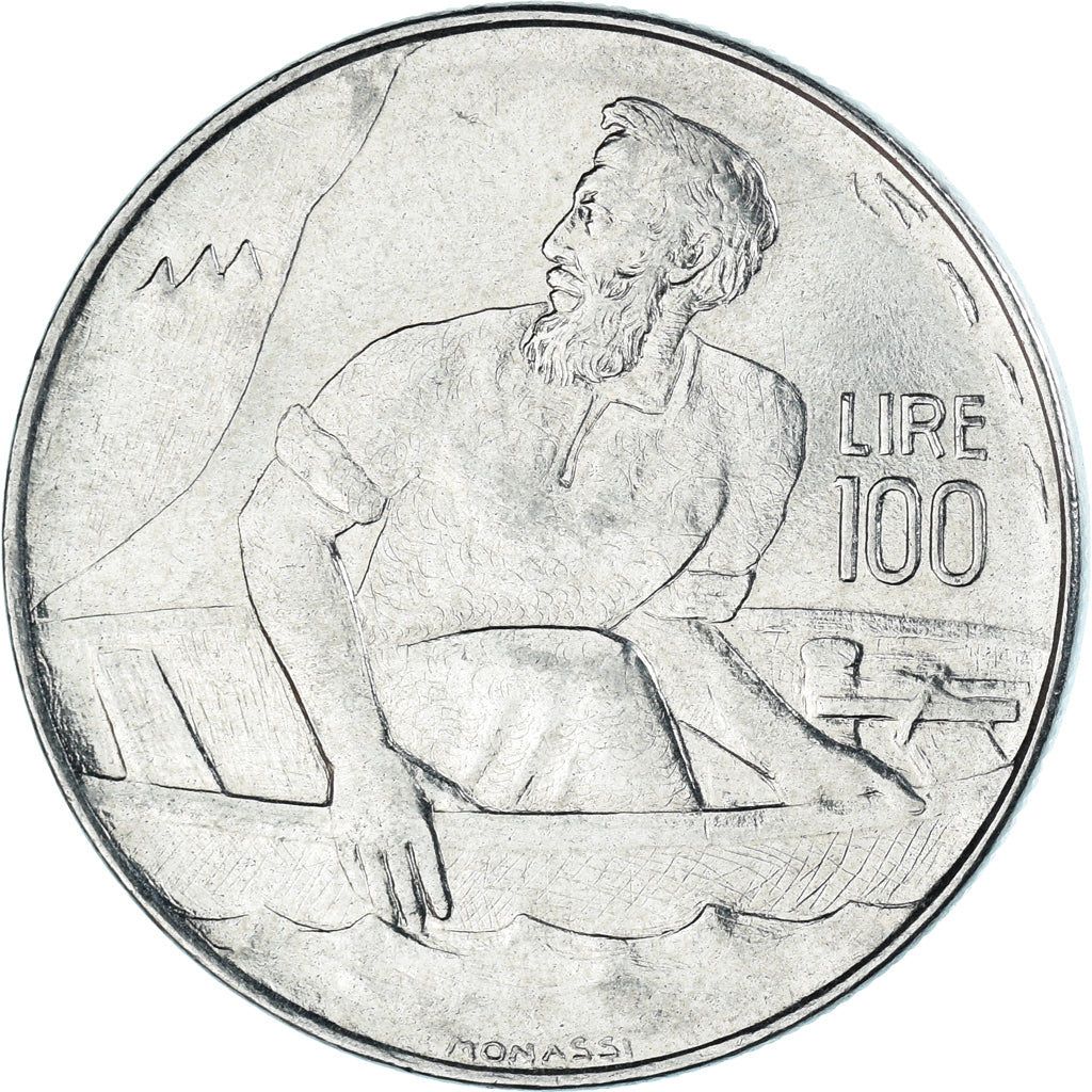 Moneda, San Marino, 100 Lire, 1972