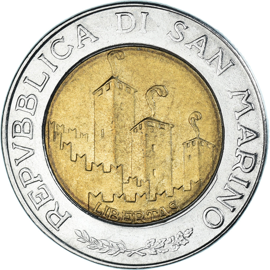 Münze, San Marino, 500 Lire, 1993