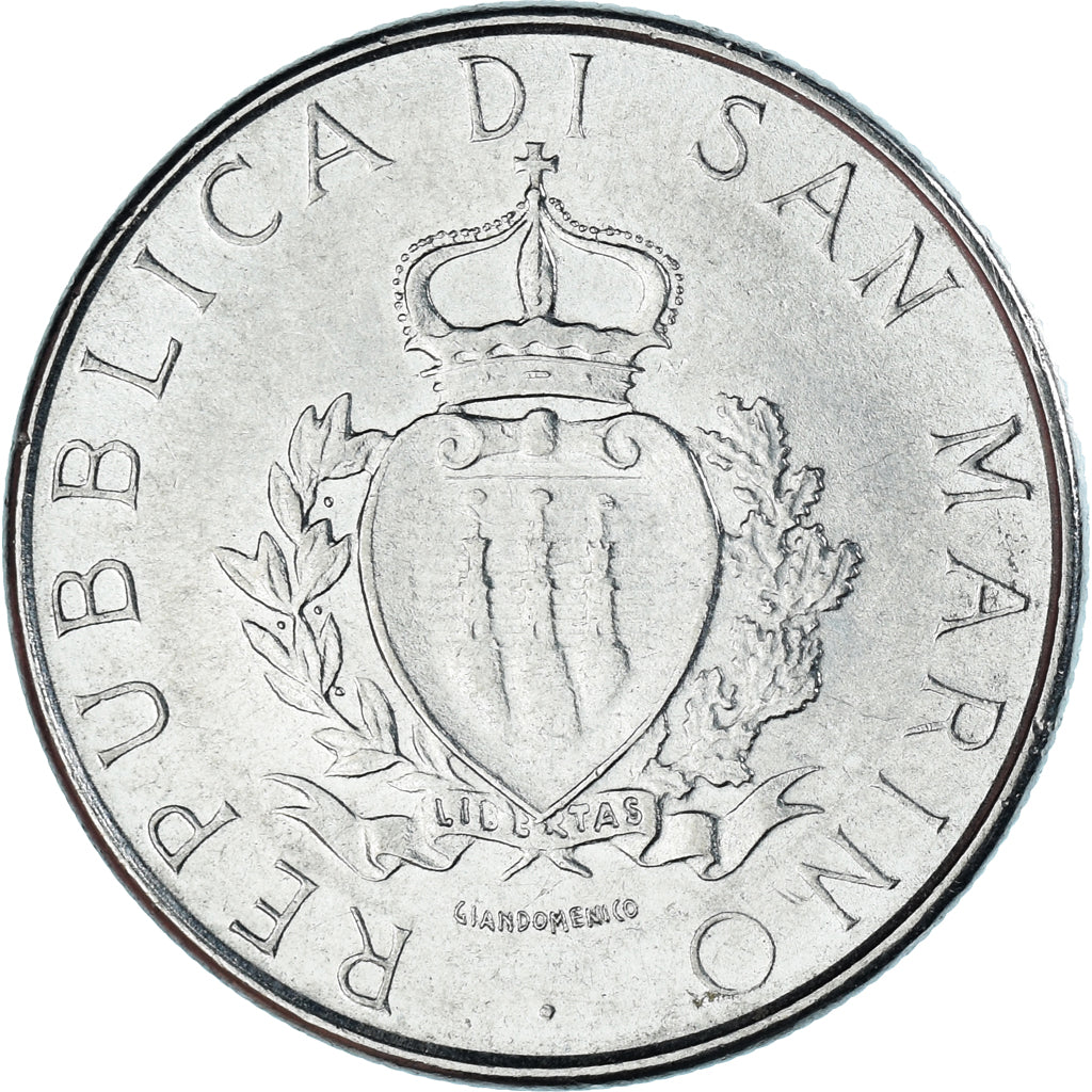 Münze, San Marino, 50 Lire, 1987