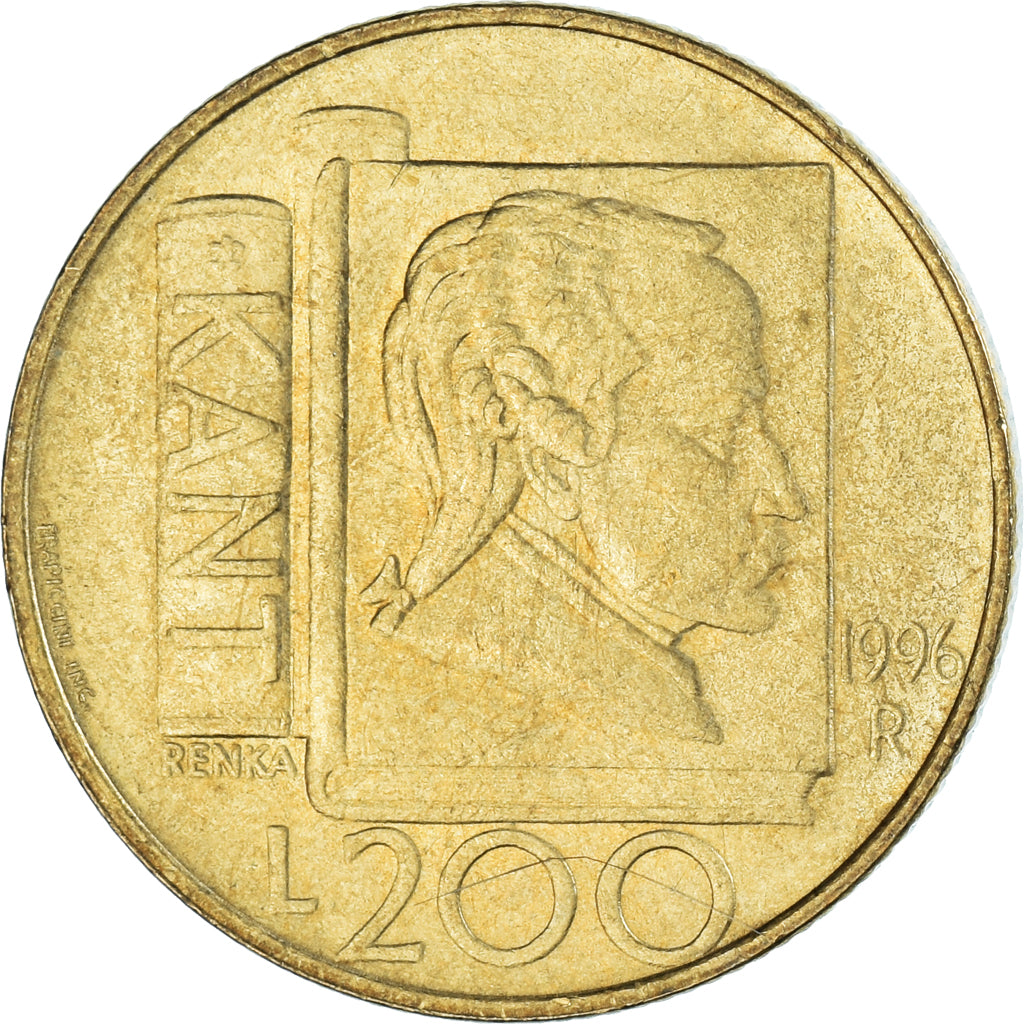 Munten, San Marino, 200 Lire, 1996