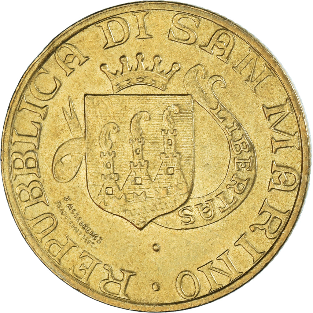 Monnaie, Saint Marin , 200 Lire, 1989