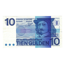 Nota, Países Baixos, 10 Gulden, 1968, 1968-04-25, KM:91b, EF(40-45)