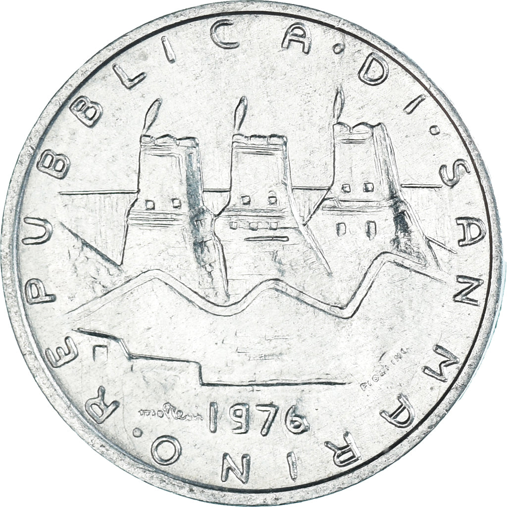 Coin, San Marino, 5 Lire, 1976