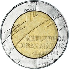Moneta, San Marino, 500 Lire, 1990