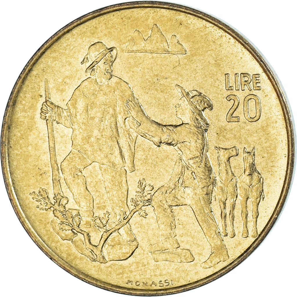 Moneta, San Marino, 20 Lire, 1972