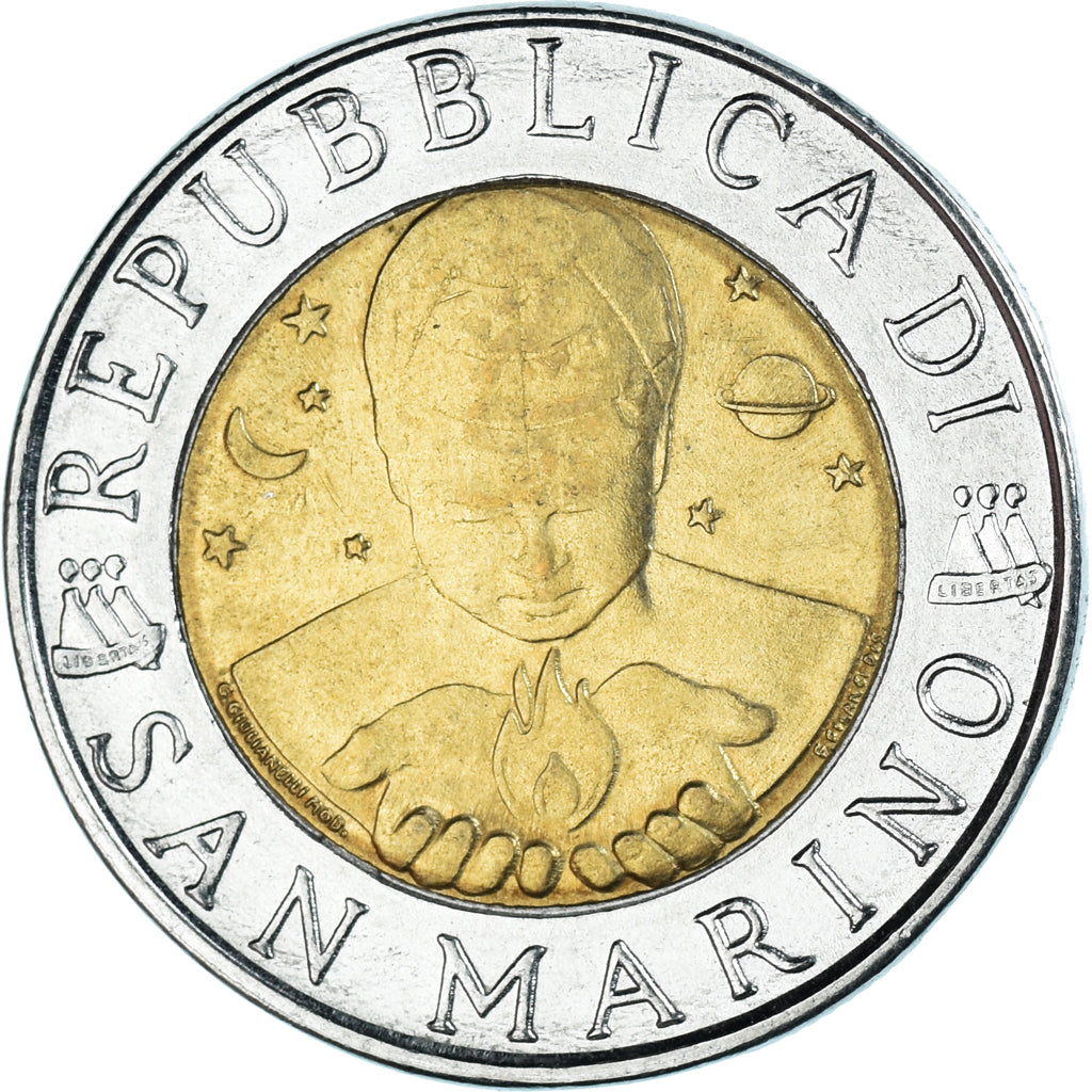 Münze, San Marino, 500 Lire, 1998