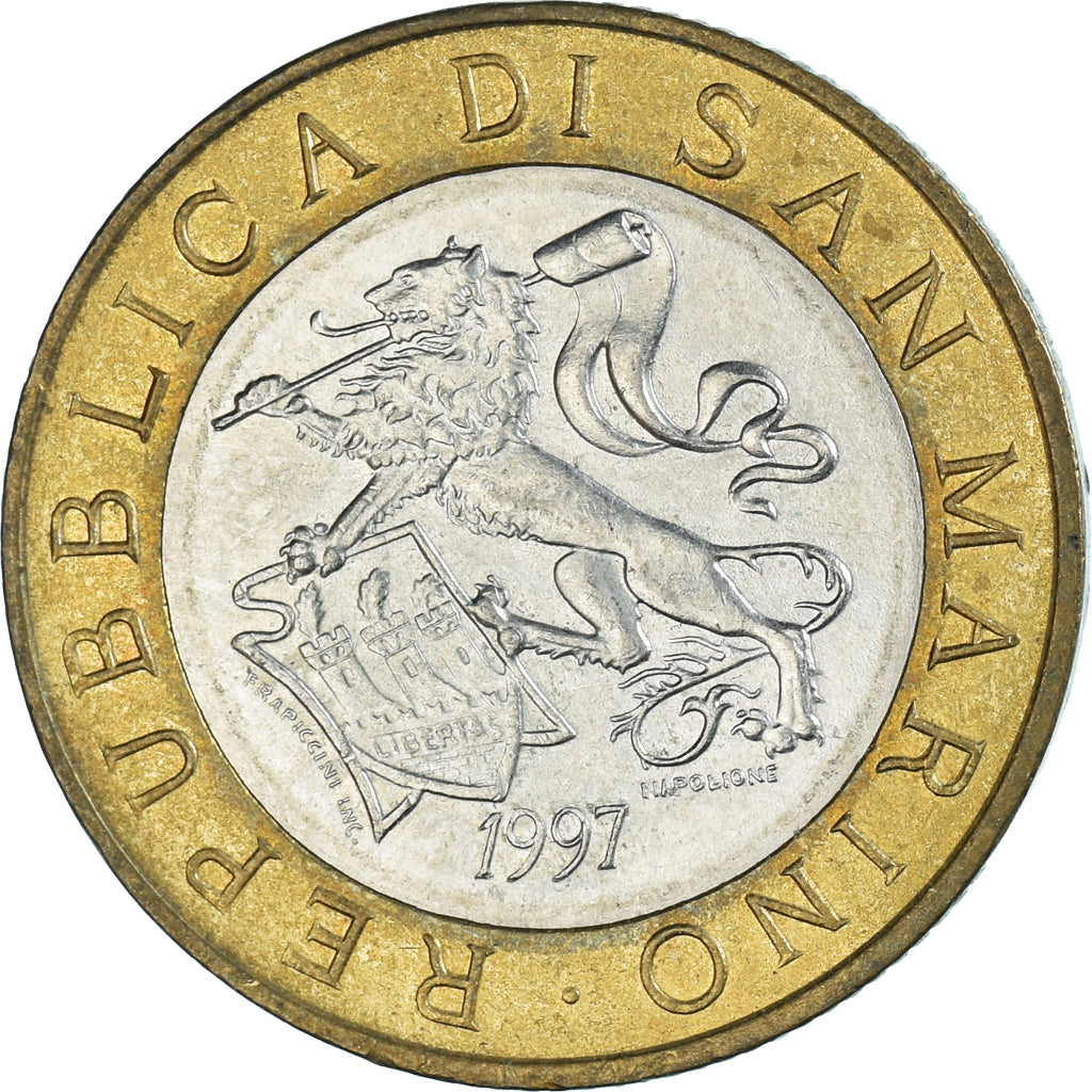 Moneta, San Marino, 1000 Lire, 1997