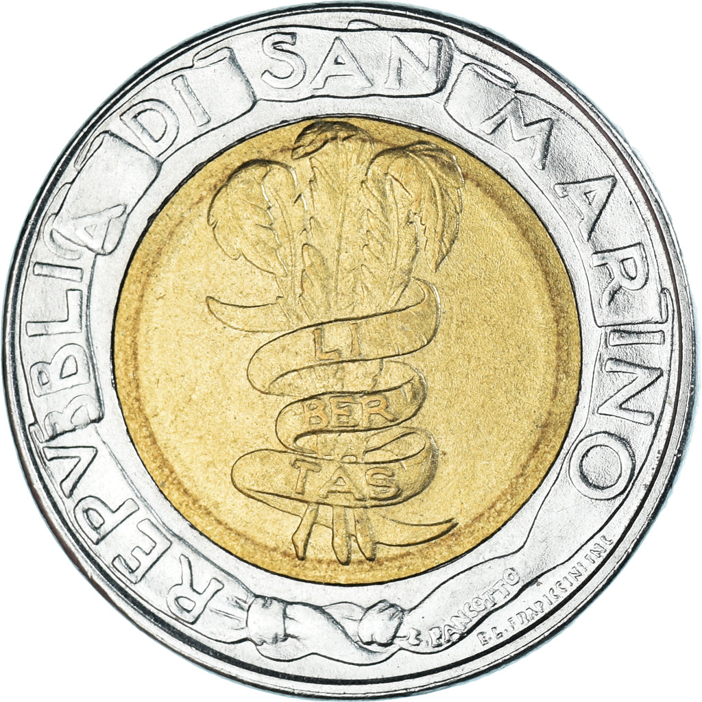 Münze, San Marino, 500 Lire, 1995