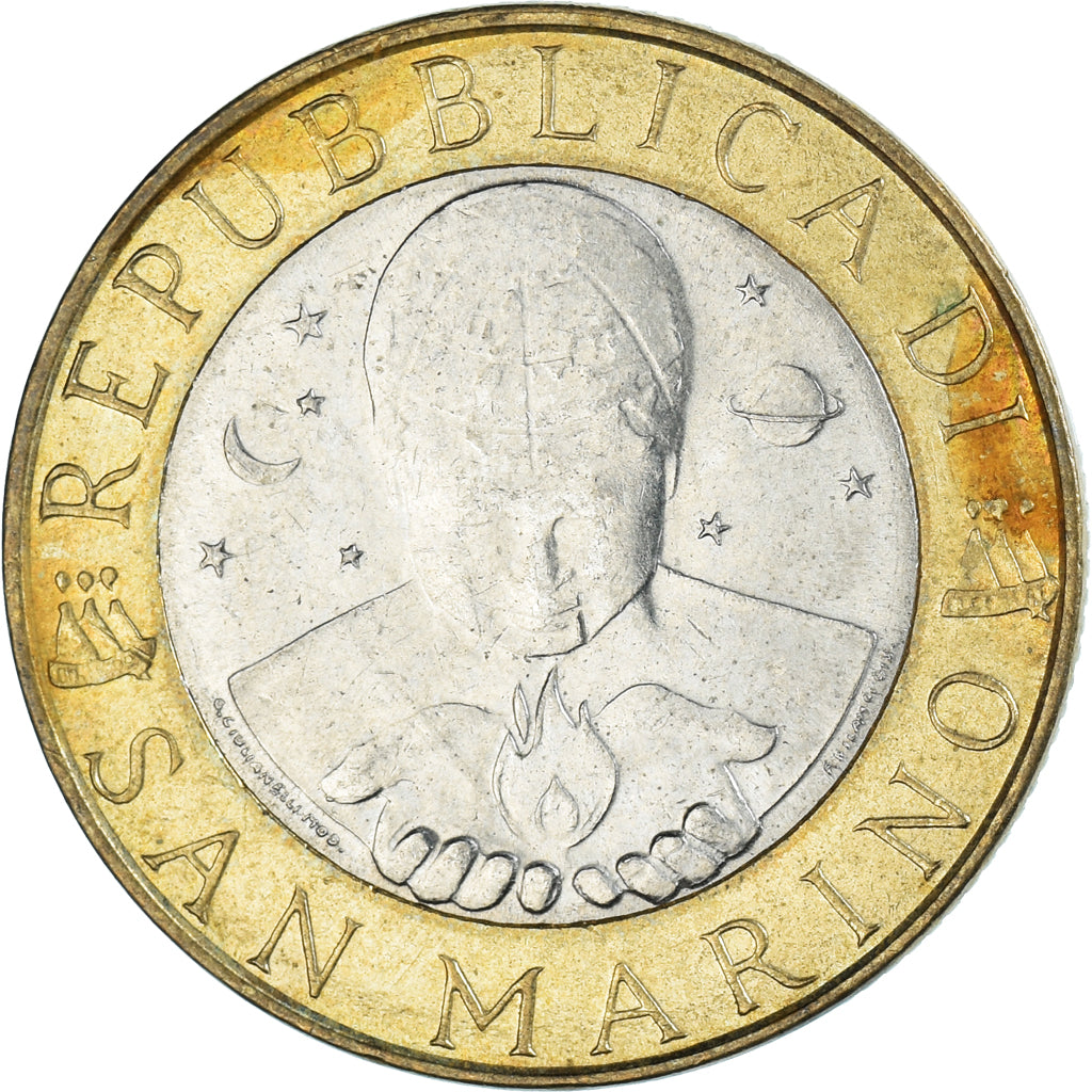 Münze, San Marino, 1000 Lire, 2000