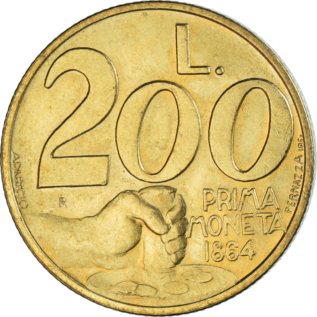 Coin, San Marino, 200 Lire, 1991