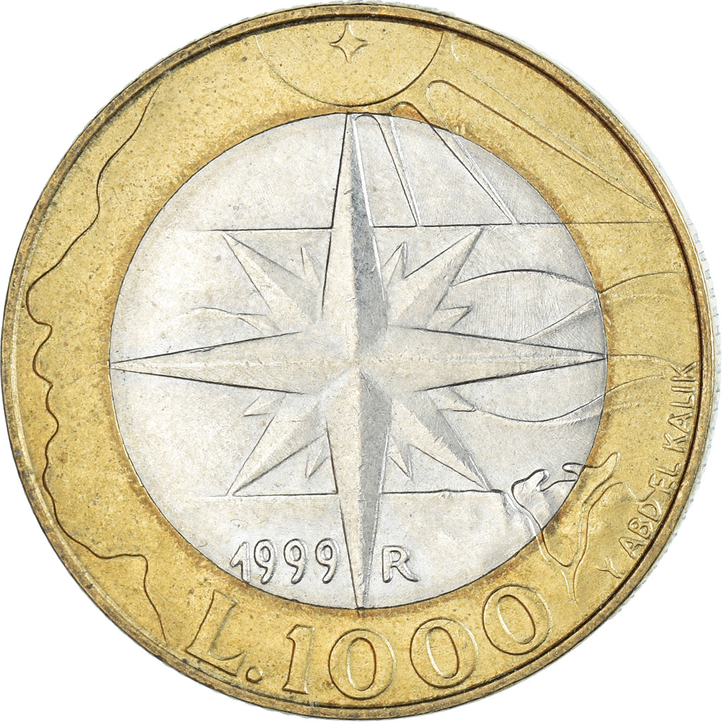 Moneda, San Marino, 1000 Lire, 1999