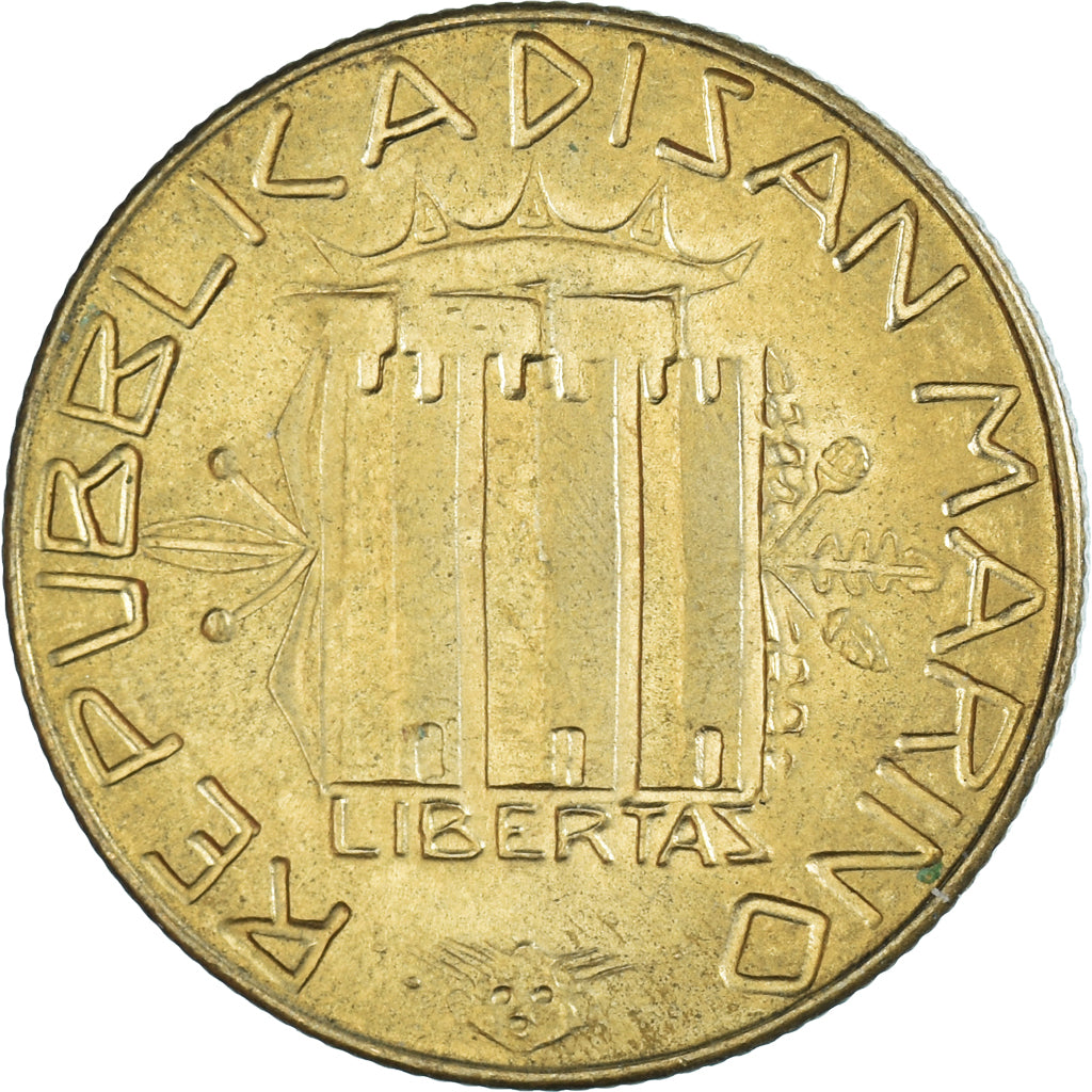 Moeda, San Marino, 200 Lire, 1985