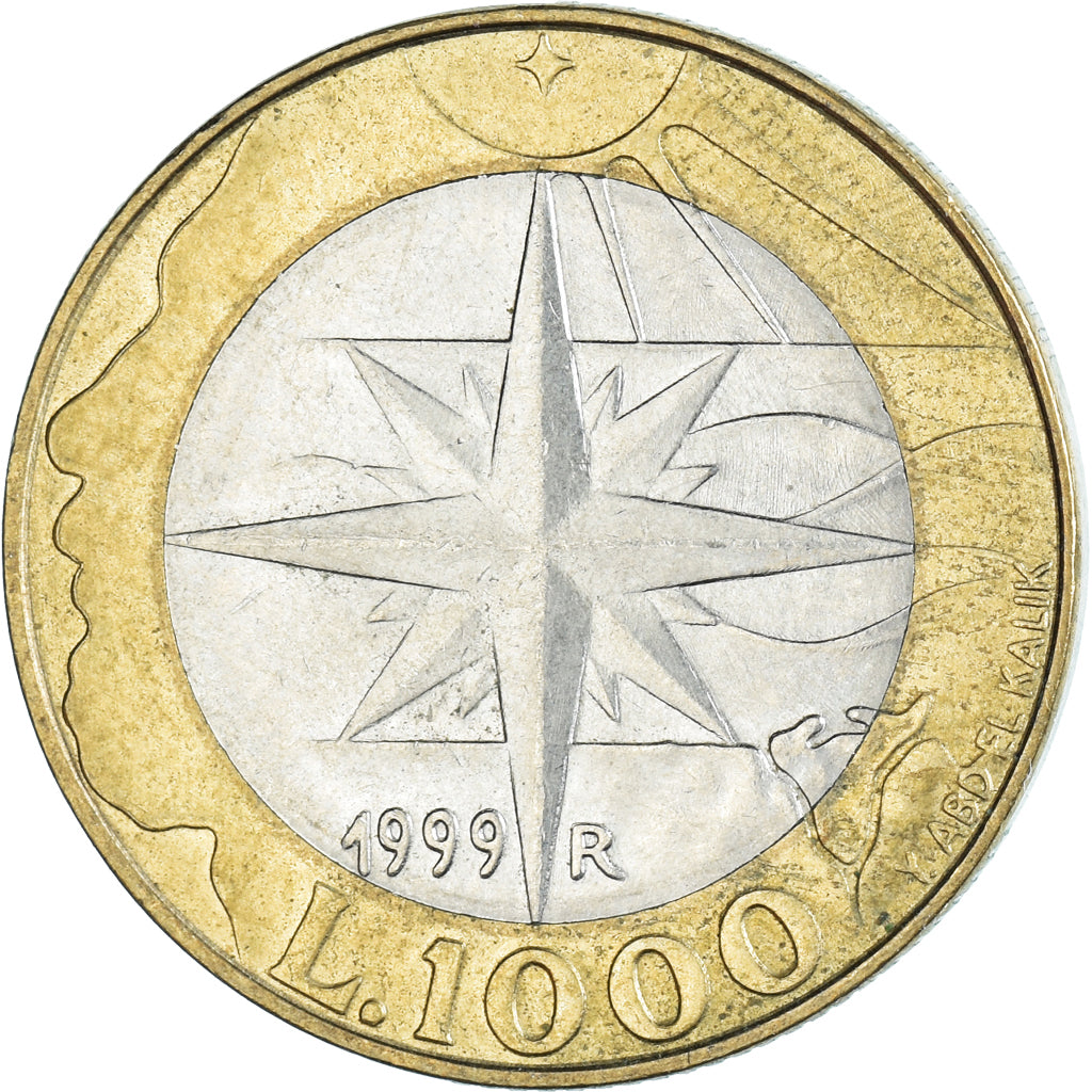 Moneta, San Marino, 1000 Lire, 1999
