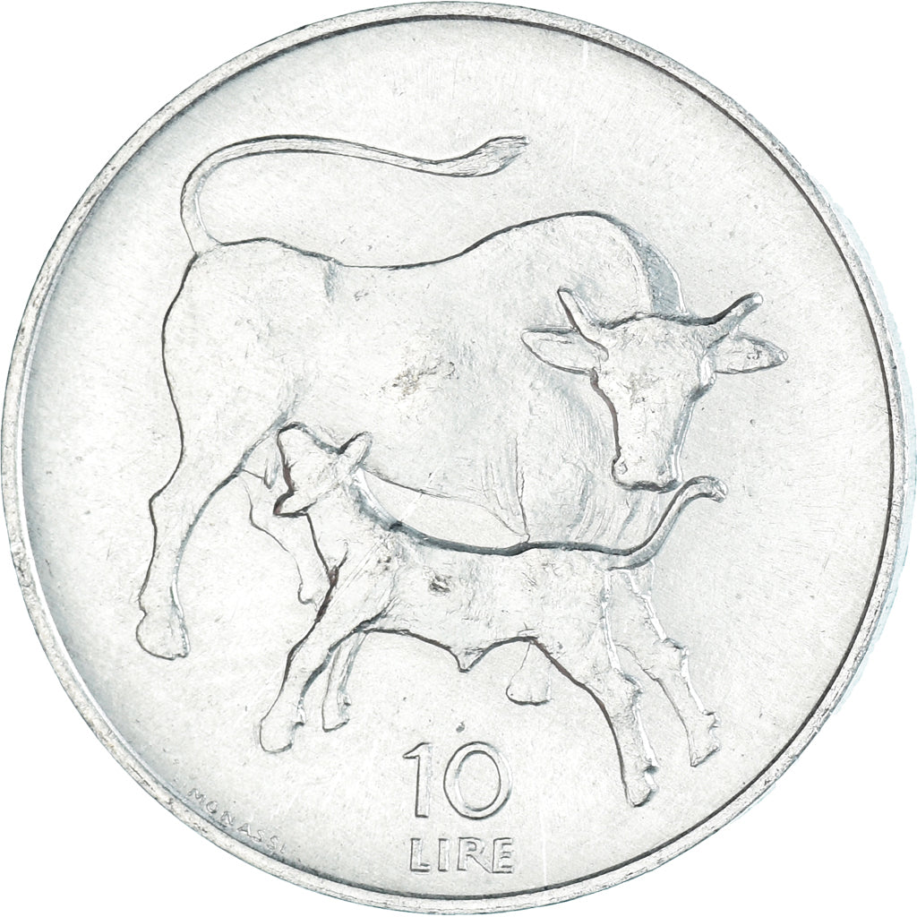 Münze, San Marino, 10 Lire, 1972