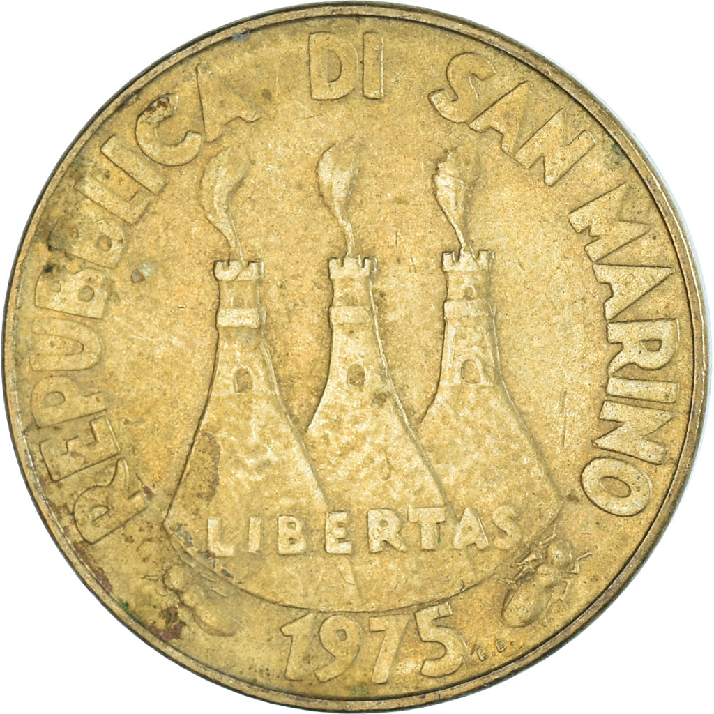 Monnaie, Saint Marin , 20 Lire, 1975