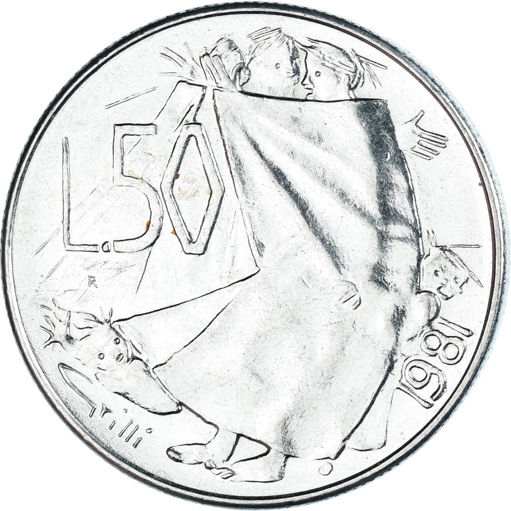 Coin, San Marino, 50 Lire, 1981