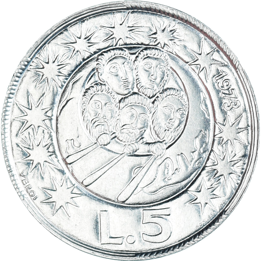Coin, San Marino, 5 Lire, 1973