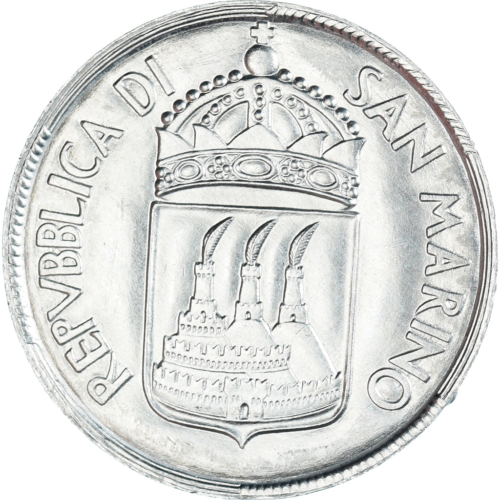 Munten, San Marino, 10 Lire, 1973