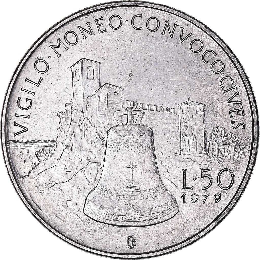 Münze, San Marino, 50 Lire, 1979