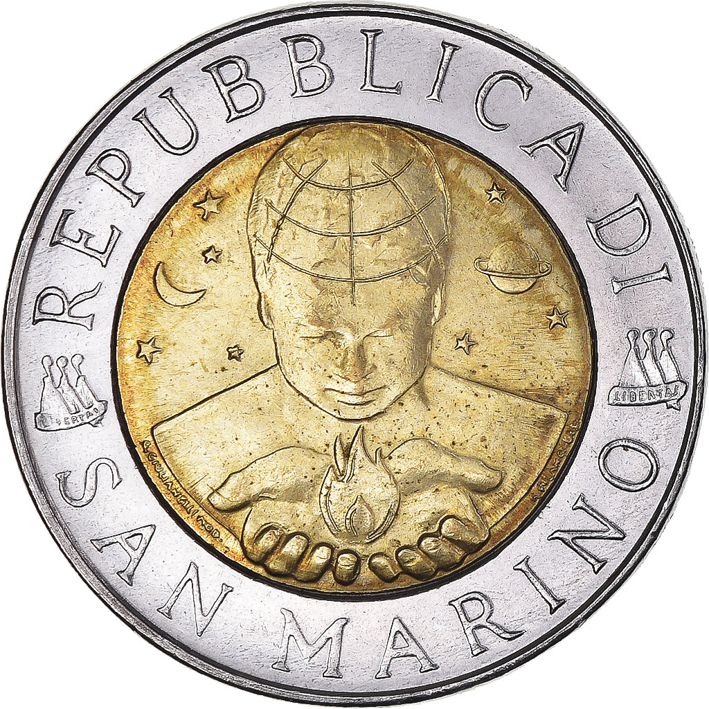 Moneta, San Marino, 500 Lire, 1999