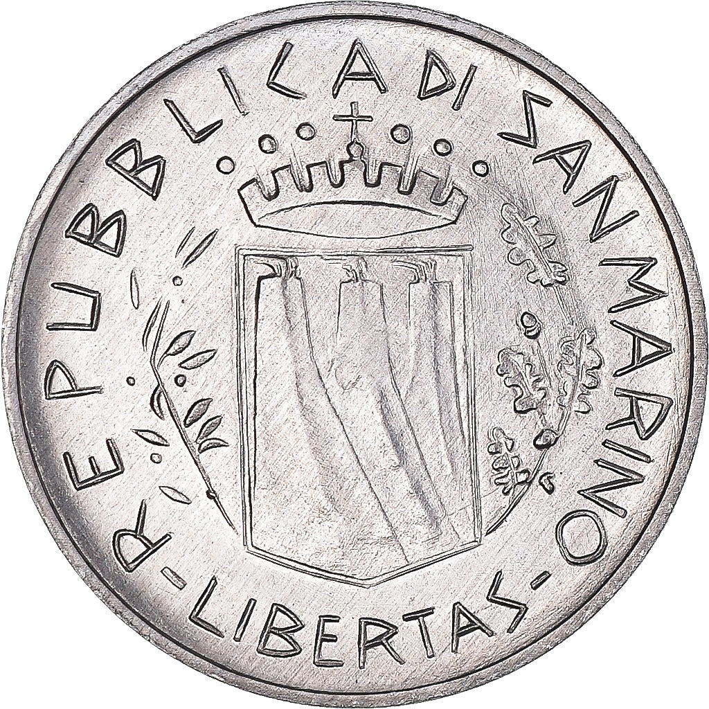 Münze, San Marino, 5 Lire, 1981