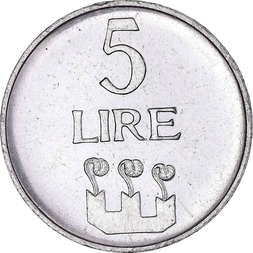 Münze, San Marino, 5 Lire, 1972