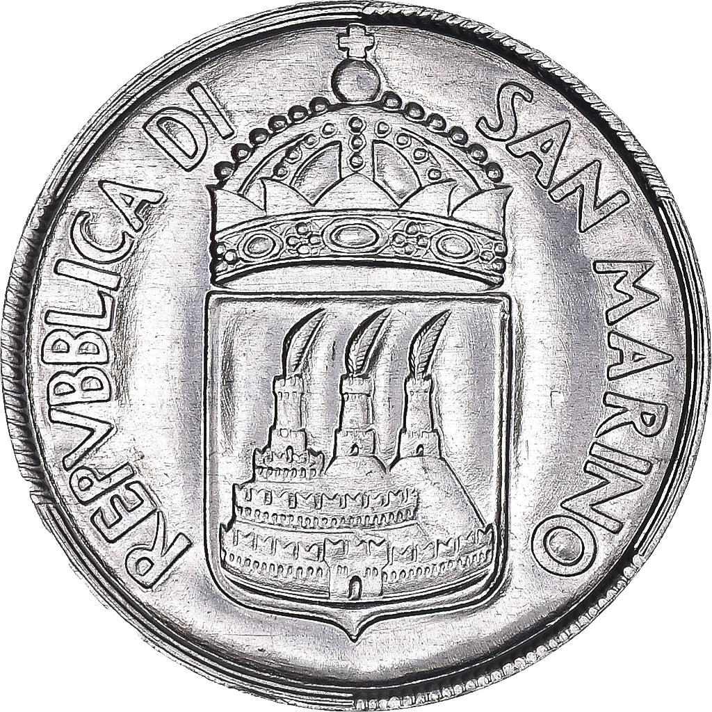 Münze, San Marino, 5 Lire, 1973