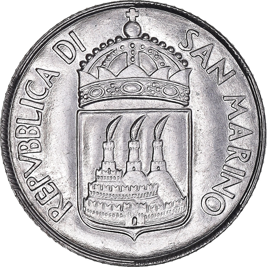 Moeda, San Marino, 2 Lire, 1973