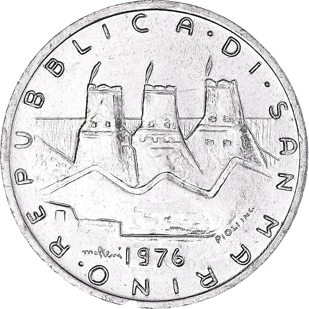 Munten, San Marino, Lira, 1976