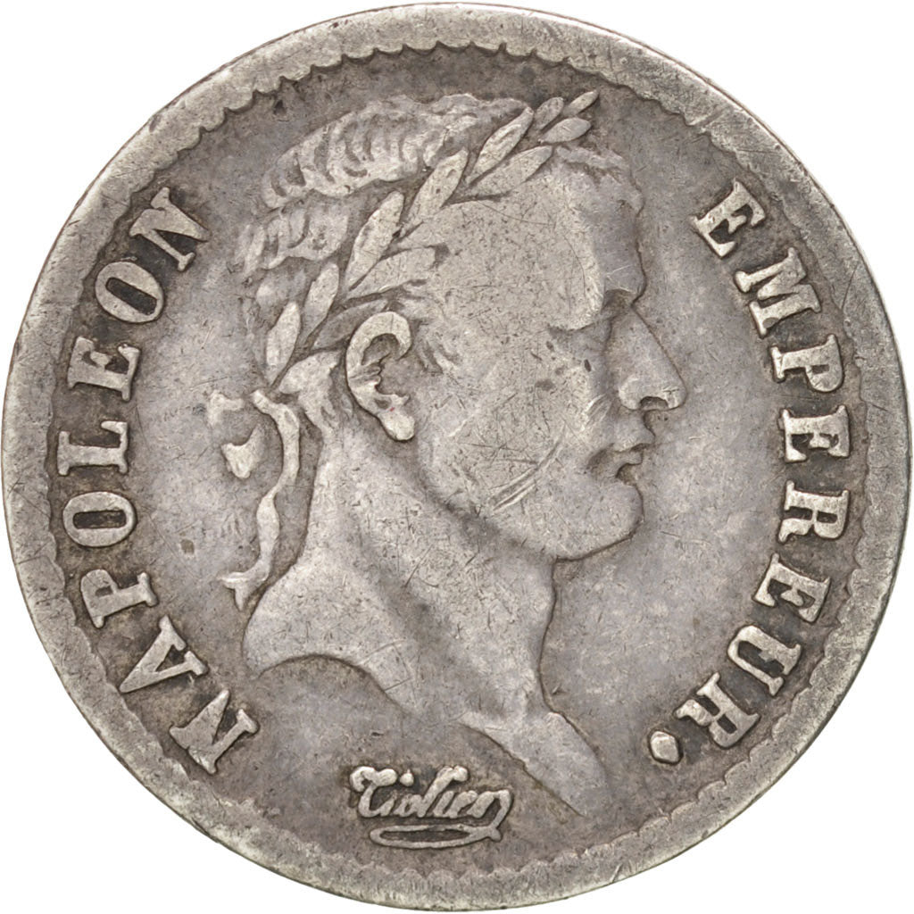 FRANCE, Napoléon I, 1/2 Franc 1812 A, Paris, KM:691.1, VF(30-35), Silver