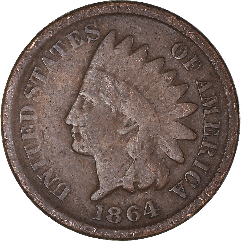 Moneda, Estados Unidos, Cent, 1864
