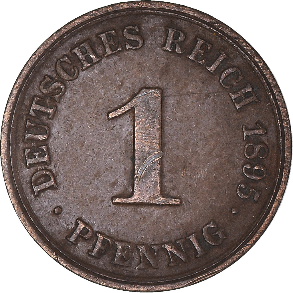 Coin, Germany, Pfennig, 1895