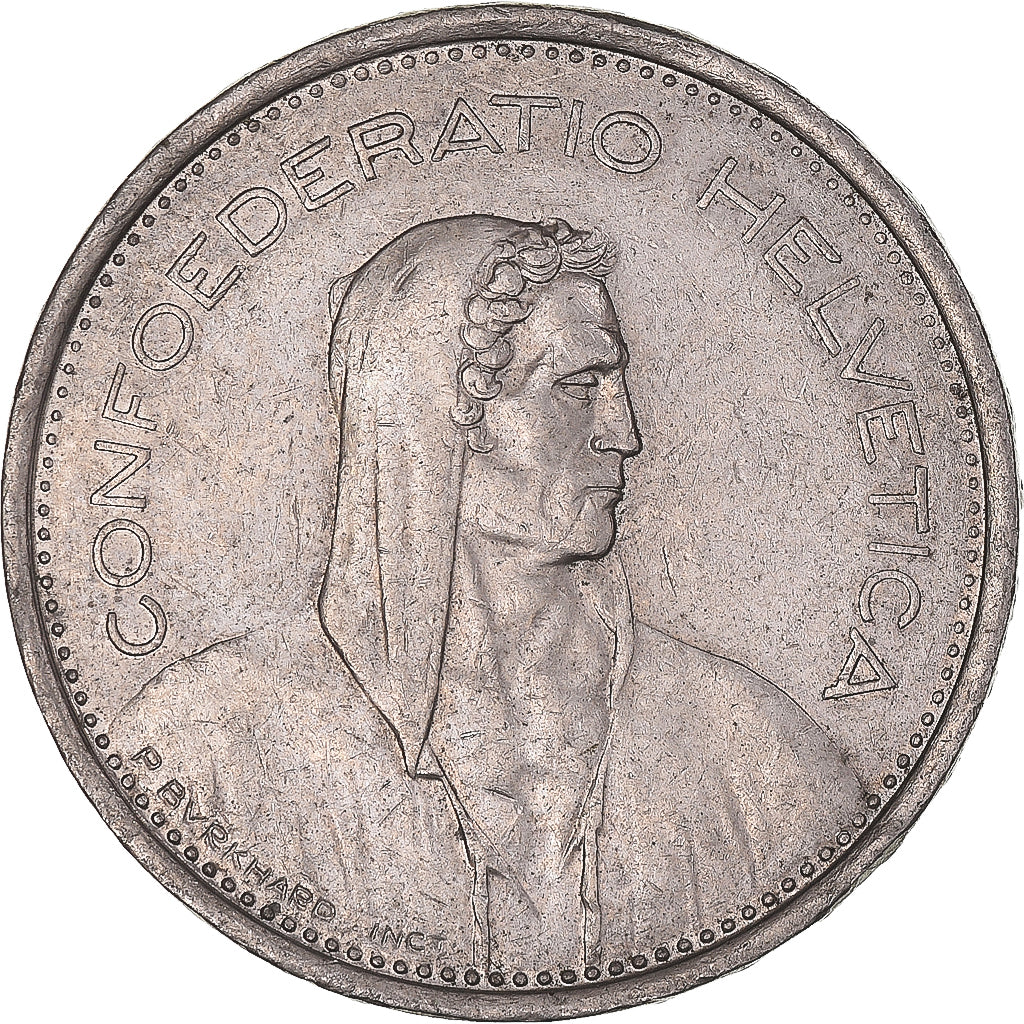 Coin, Switzerland, 5 Francs, 1976