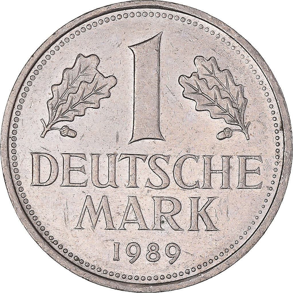 Coin, Germany, Mark, 1989