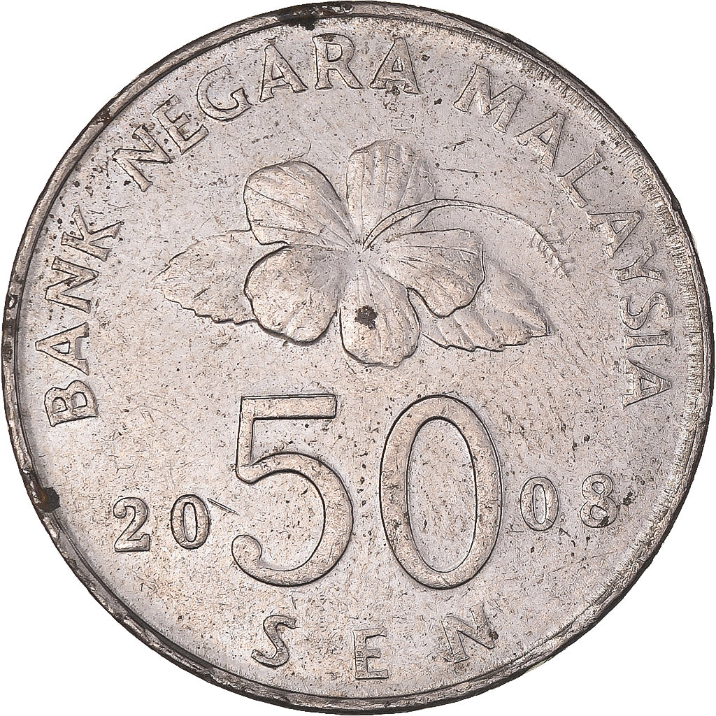 Coin, Malaysia, 50 Sen, 2008