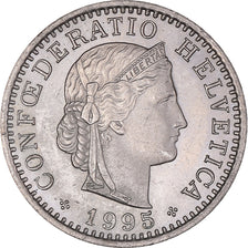 Moeda, Suíça, 20 Rappen, 1995