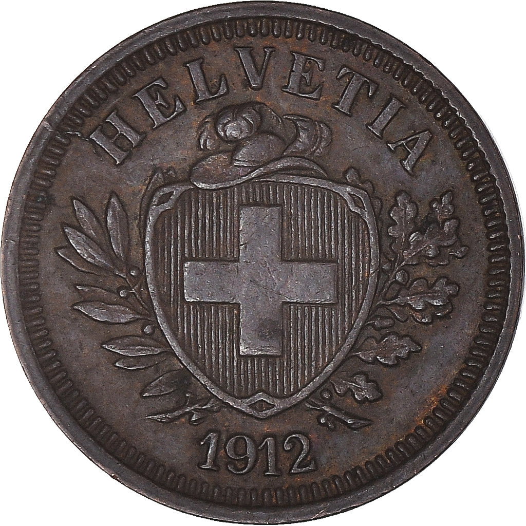 Moneda, Suiza, Rappen, 1912
