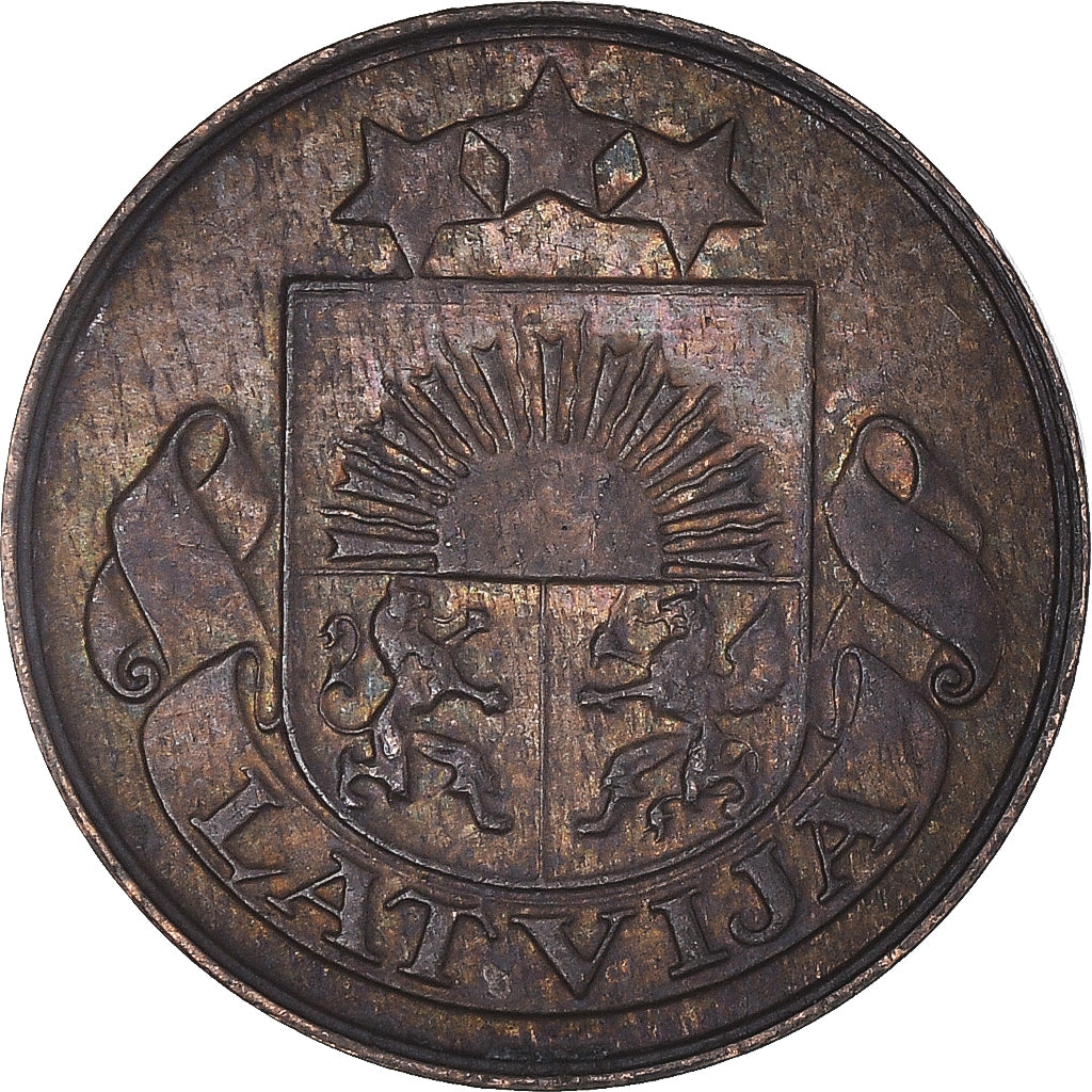 Monnaie, Lettonie, 2 Santimi, 1926