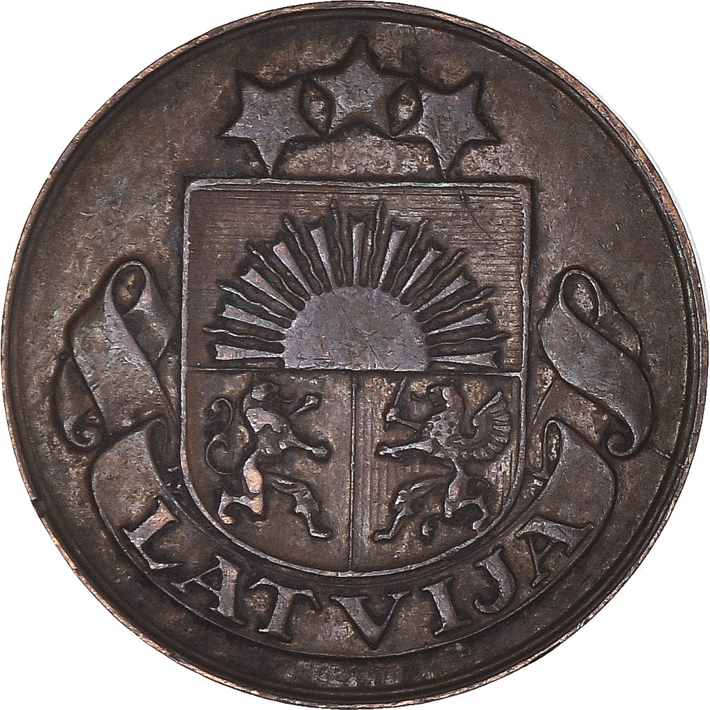 Monnaie, Lettonie, Santims, 1924