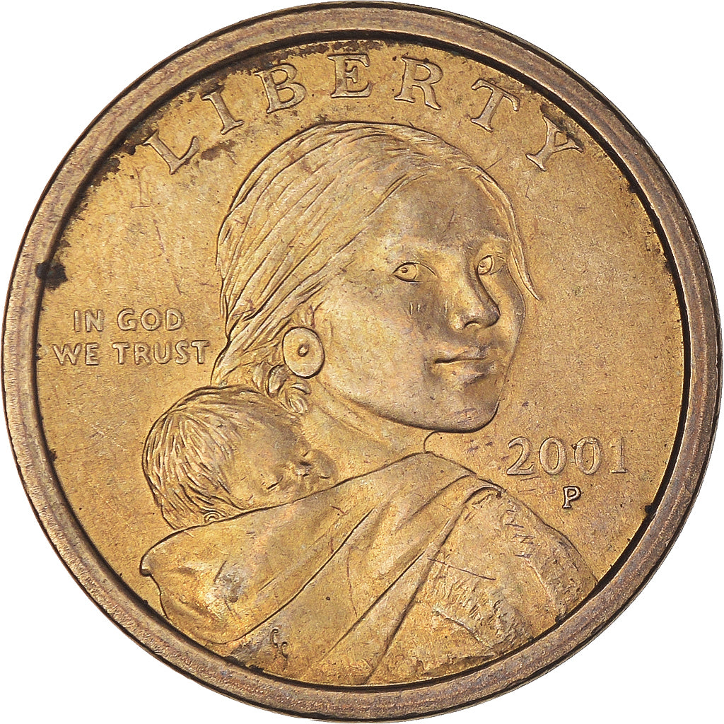 Moneda, Estados Unidos, Dollar, 2001
