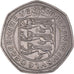 Monnaie, Guernesey, 50 New Pence, 1970