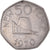 Munten, Guernsey, 50 New Pence, 1970