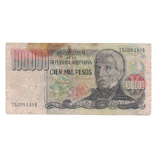 Nota, Argentina, 100,000 Pesos, KM:308b, VF(20-25)