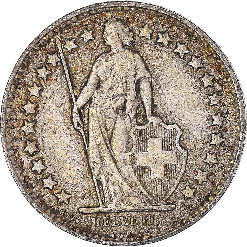 Moneta, Svizzera, 1/2 Franc, 1956