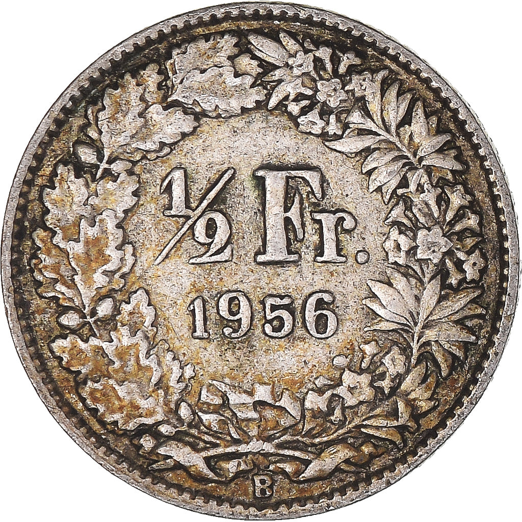 Moneta, Svizzera, 1/2 Franc, 1956