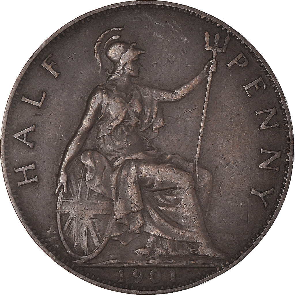 Coin, Great Britain, 1/2 Penny, 1901